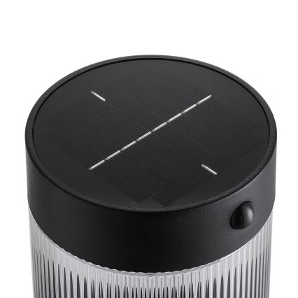 Nordlux - LED Solarleuchte COUPAR LED/3,2W/5V 3000K IP44 Schwarz 1800 mAh