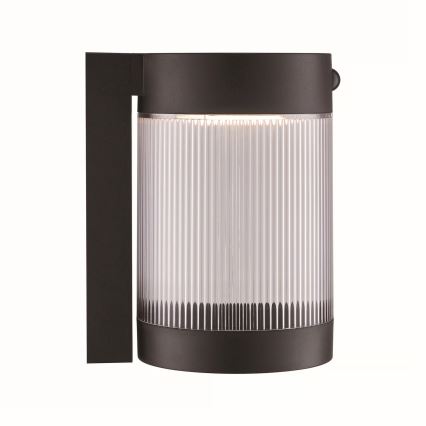 Nordlux - LED-Solarwandleuchte mit Sensor COUPAR LED/3,2W/5V 3000K IP44 1800 mAh schwarz