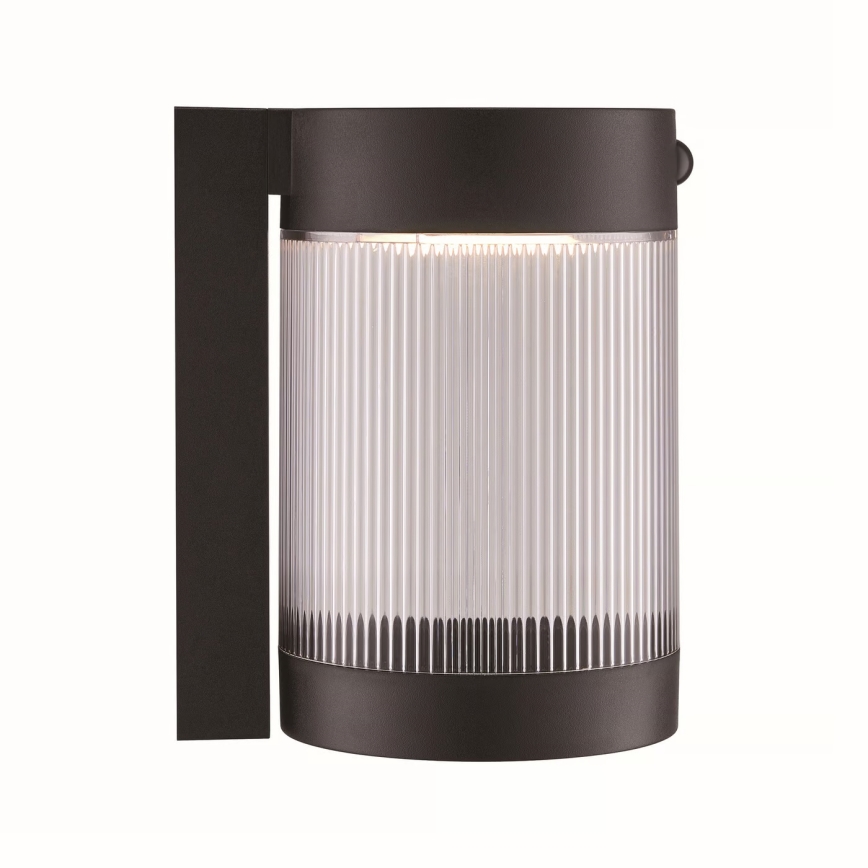 Nordlux - LED-Solarwandleuchte mit Sensor COUPAR LED/3,2W/5V 3000K IP44 1800 mAh schwarz