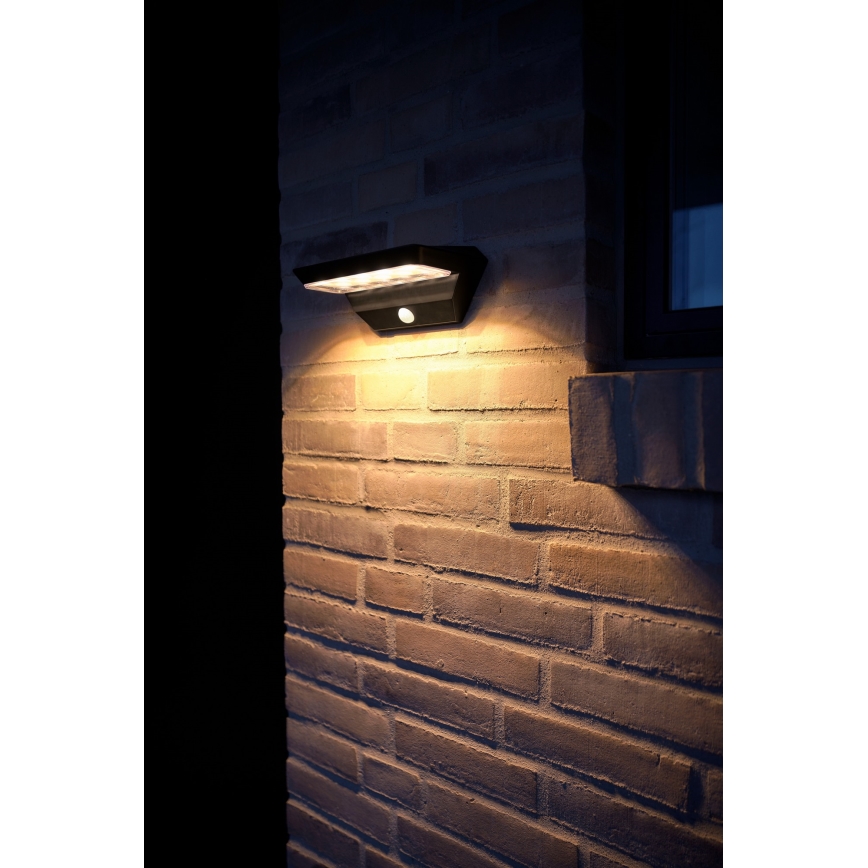 Nordlux - LED-Solarwandleuchte mit Sensor AGENA LED/5W/3,7V IP44 2200 mAh