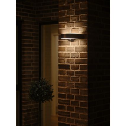 Nordlux - LED-Solarwandleuchte mit Sensor MONAY LED/5W/5V 3000K IP44 2000 mAh schwarz