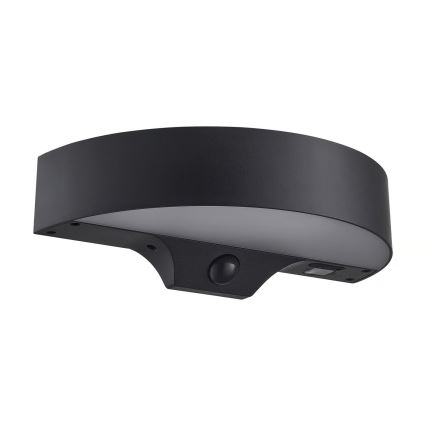 Nordlux - LED-Solarwandleuchte mit Sensor MONAY LED/5W/5V 3000K IP44 2000 mAh schwarz