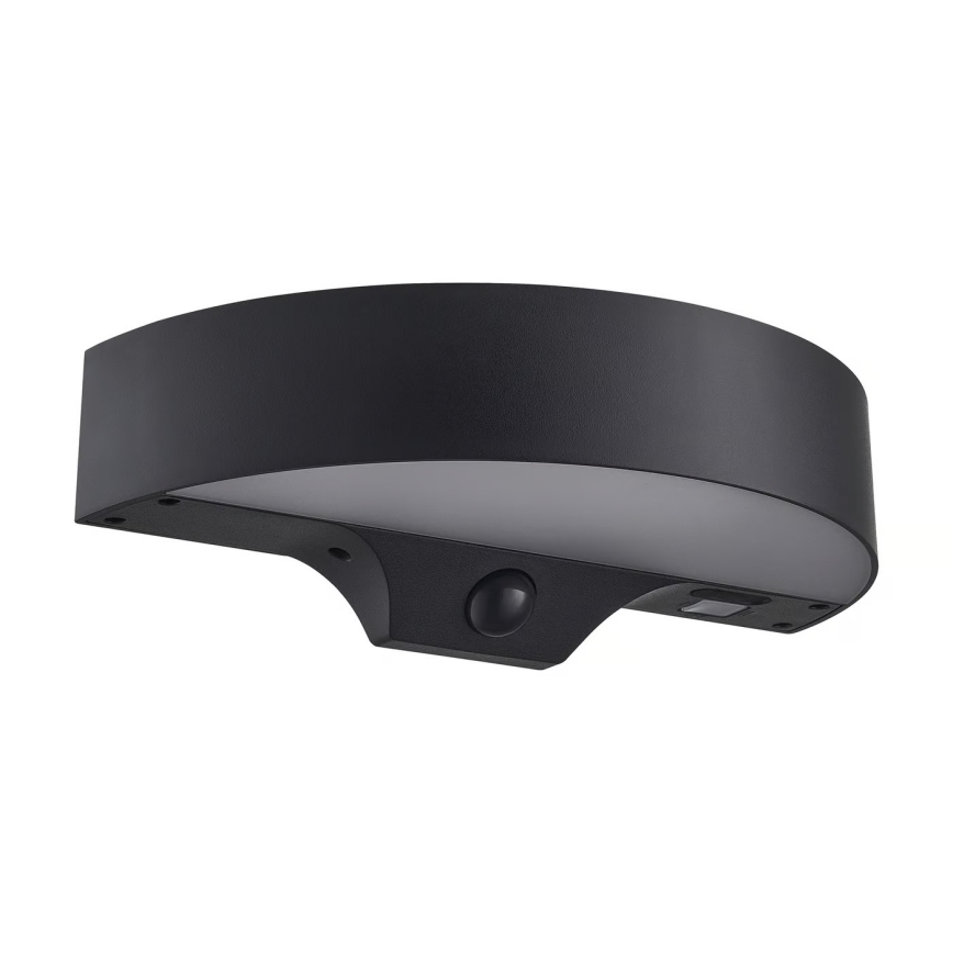 Nordlux - LED-Solarwandleuchte mit Sensor MONAY LED/5W/5V 3000K IP44 2000 mAh schwarz