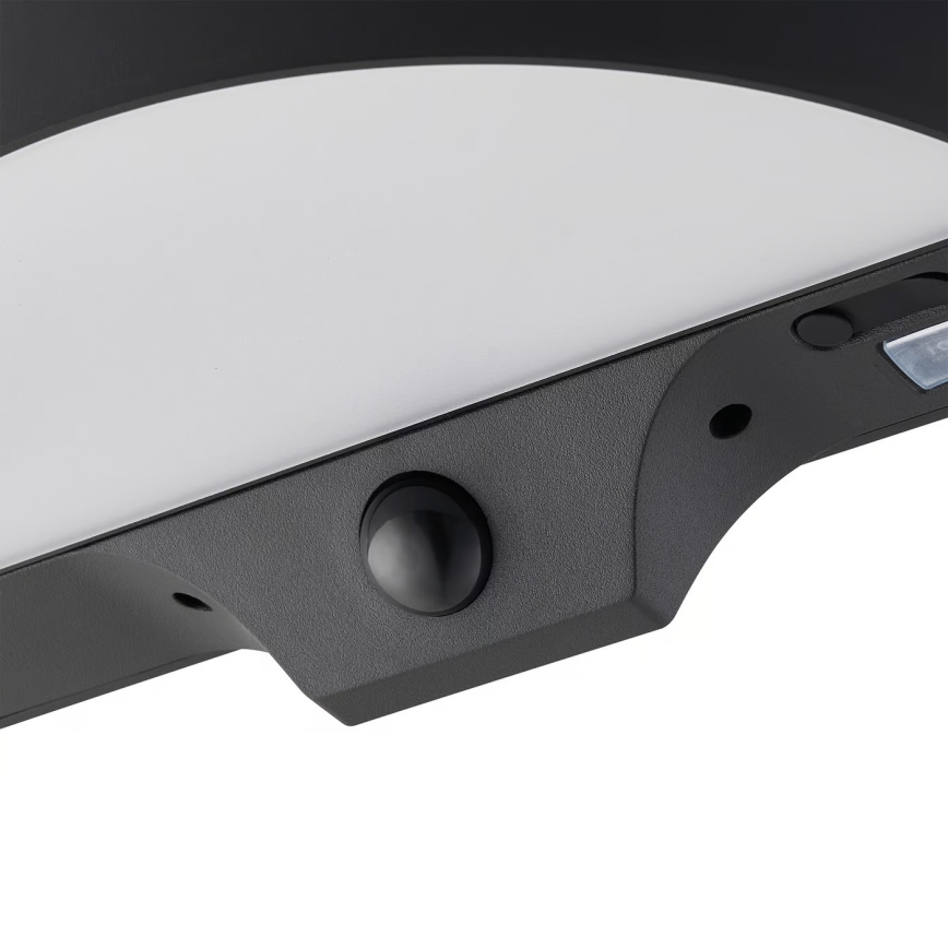 Nordlux - LED-Solarwandleuchte mit Sensor MONAY LED/5W/5V 3000K IP44 2000 mAh schwarz