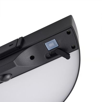 Nordlux - LED-Solarwandleuchte mit Sensor MONAY LED/5W/5V 3000K IP44 2000 mAh schwarz