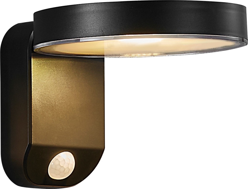 Nordlux - LED-Solarwandleuchte mit Sensor RICA LED/5W/3,7V IP44 2200 mAh rund