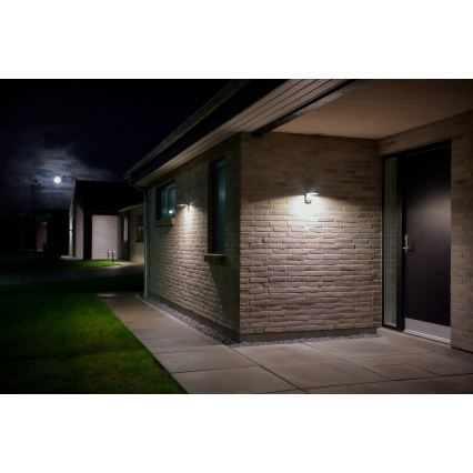 Nordlux - LED-Solarwandleuchte mit Sensor RICA LED/5W/3,7V IP44 2200 mAh rund