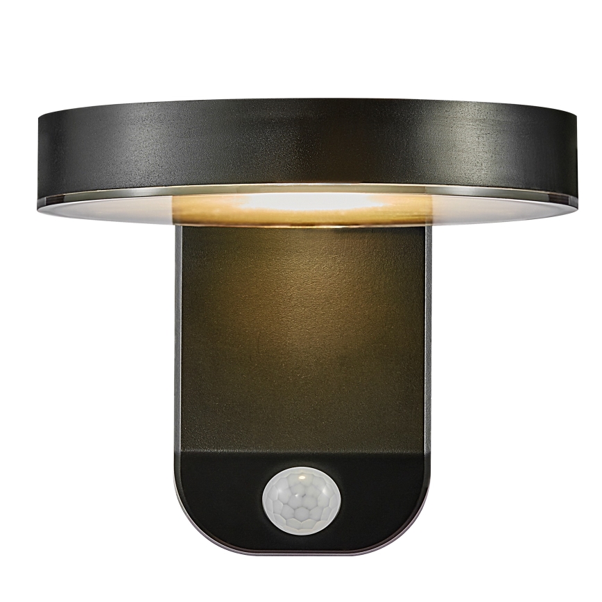 Nordlux - LED-Solarwandleuchte mit Sensor RICA LED/5W/3,7V IP44 2200 mAh rund