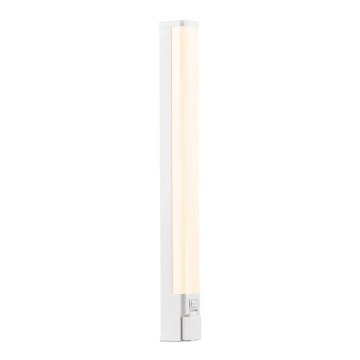 Nordlux - LED-Spiegelleuchte für Badezimmer mit Steckdose SJAVER LED/15W/230V IP44 60 cm weiß