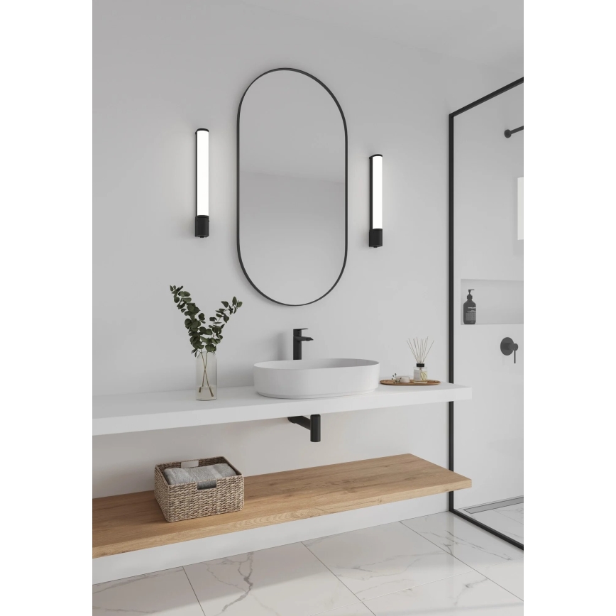 Nordlux - LED Unterbauleuchte mit Steckdose MALAIKA LED/6W/230V IP44 schwarz