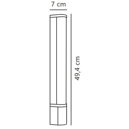Nordlux - LED Unterbauleuchte mit Steckdose MALAIKA LED/6W/230V IP44 schwarz