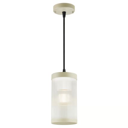 Nordlux - Outdoor-Hängeleuchte COUPAR 1xE27/25W/230V IP33 d 13 cm cremefarben