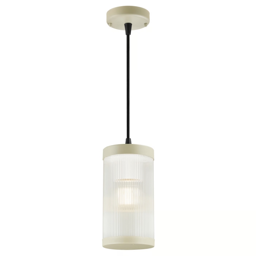 Nordlux - Outdoor-Hängeleuchte COUPAR 1xE27/25W/230V IP33 d 13 cm cremefarben