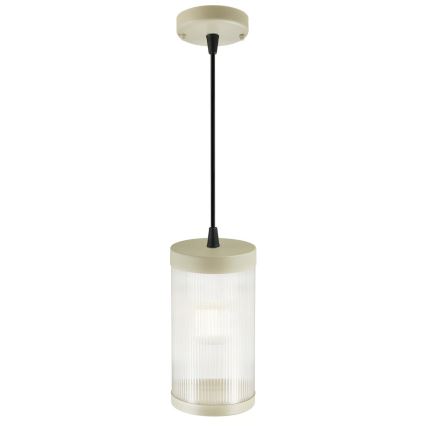 Nordlux - Outdoor-Hängeleuchte COUPAR 1xE27/25W/230V IP33 d 13 cm cremefarben