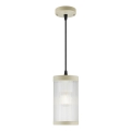 Nordlux - Outdoor-Hängeleuchte COUPAR 1xE27/25W/230V IP33 d 13 cm cremefarben