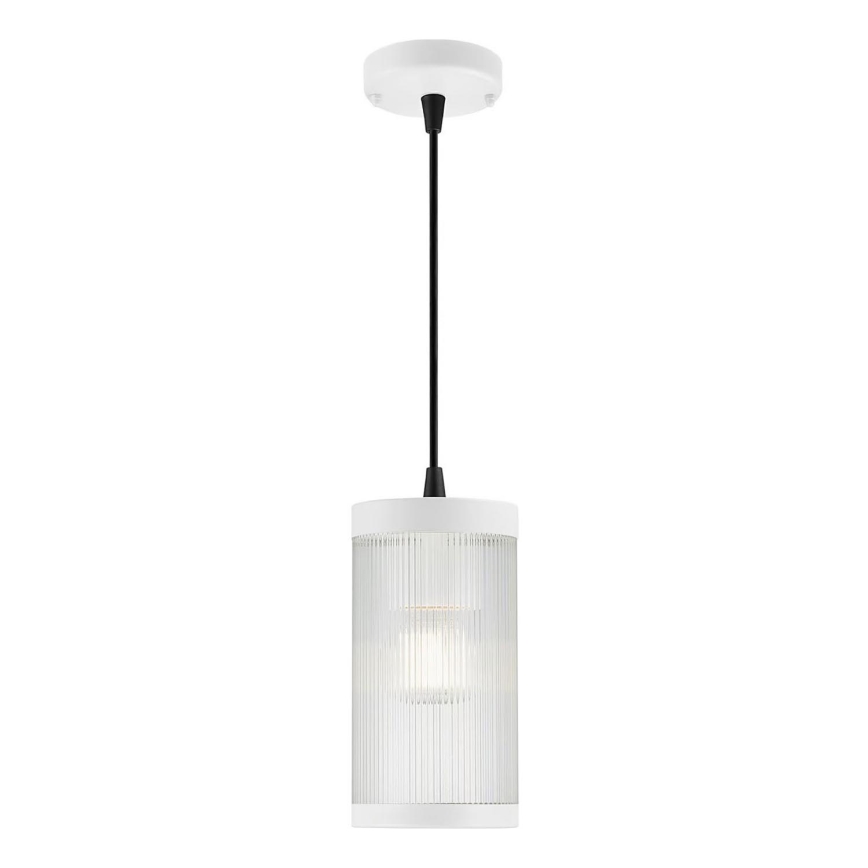 Nordlux - Outdoor-Hängeleuchte COUPAR 1xE27/25W/230V IP33 d 13 cm weiß