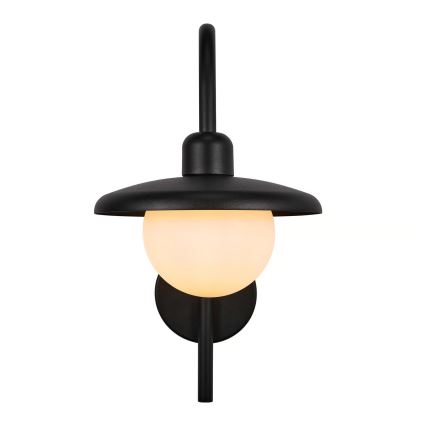 Nordlux - Outdoor-Wandleuchte BERLO 1xE27/10W/230V IP44 schwarz