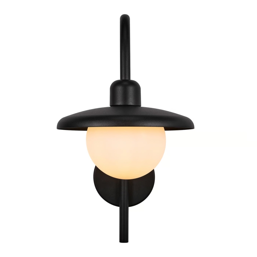 Nordlux - Outdoor-Wandleuchte BERLO 1xE27/10W/230V IP44 schwarz