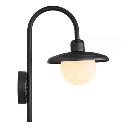 Nordlux - Outdoor-Wandleuchte BERLO 1xE27/10W/230V IP44 schwarz