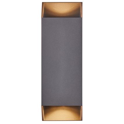 Nordlux - Outdoor-Wandleuchte NICO 2xGU10/35W/230V IP54 anthrazit