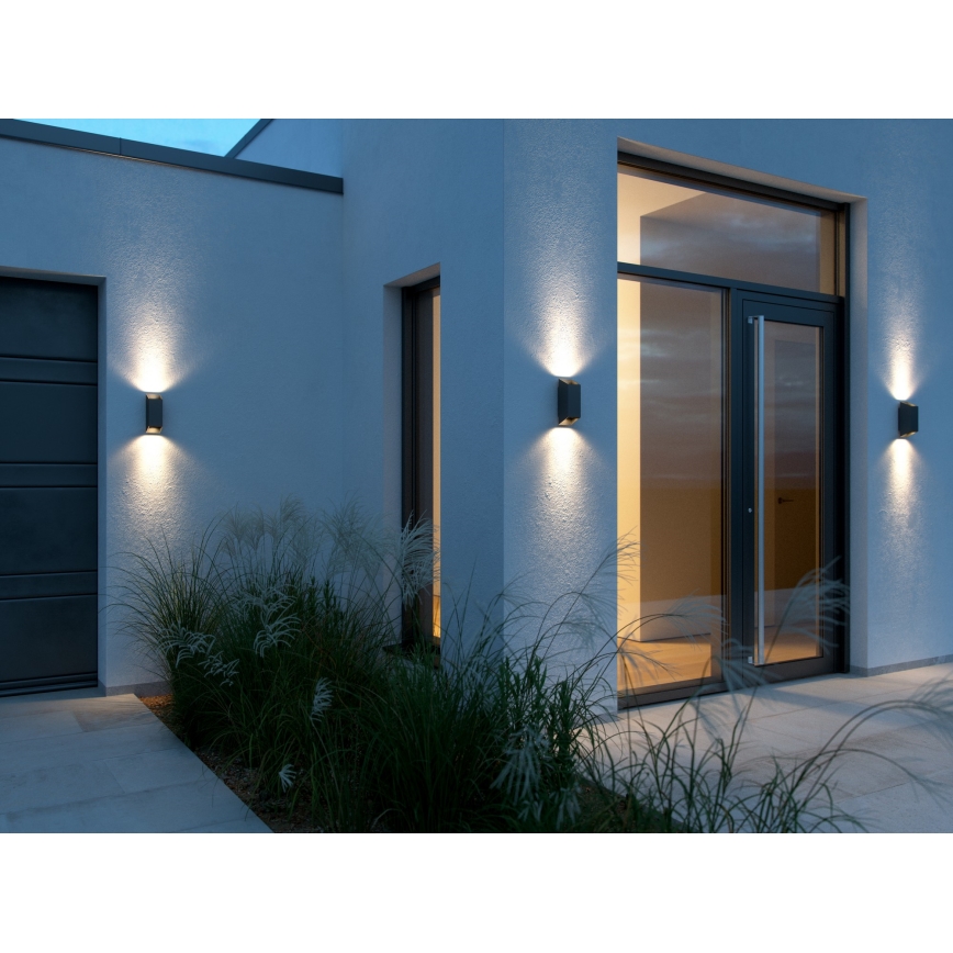 Nordlux - Outdoor-Wandleuchte NICO 2xGU10/35W/230V IP54 schwarz