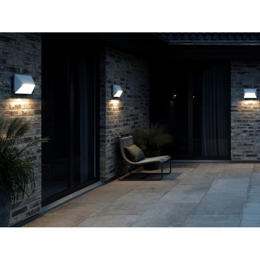 Nordlux - Outdoor-Wandleuchte PONTIO 2xGU10/25W/230V IP54 weiß