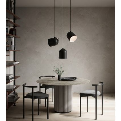 Nordlux - Pendelleuchte ANGLE mit Kabel 1xE27/25W/230V schwarz