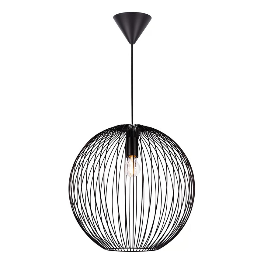 Nordlux - Pendelleuchte BERONI an Kabel 1xE27/60W/230V schwarz