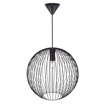 Nordlux - Pendelleuchte BERONI an Kabel 1xE27/60W/230V schwarz