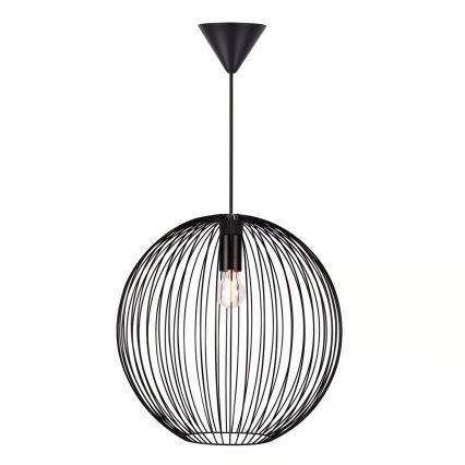 Nordlux - Pendelleuchte BERONI an Kabel 1xE27/60W/230V schwarz