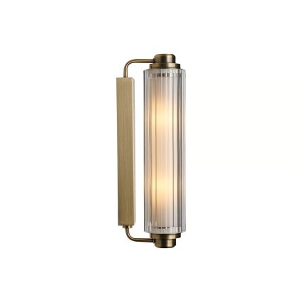 Nordlux - Spiegelleuchte NIMAL 2xE14/25W/230V IP44 Messing