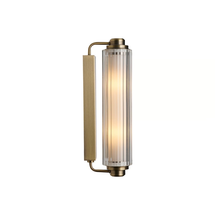 Nordlux - Spiegelleuchte NIMAL 2xE14/25W/230V IP44 Messing