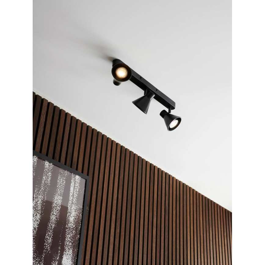 Nordlux - Spotleuchte EIK 3xGU10/35W/230V schwarz