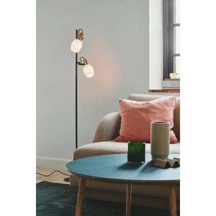 Nordlux - Stehleuchte ARILD 2xE14/40W/230V schwarz