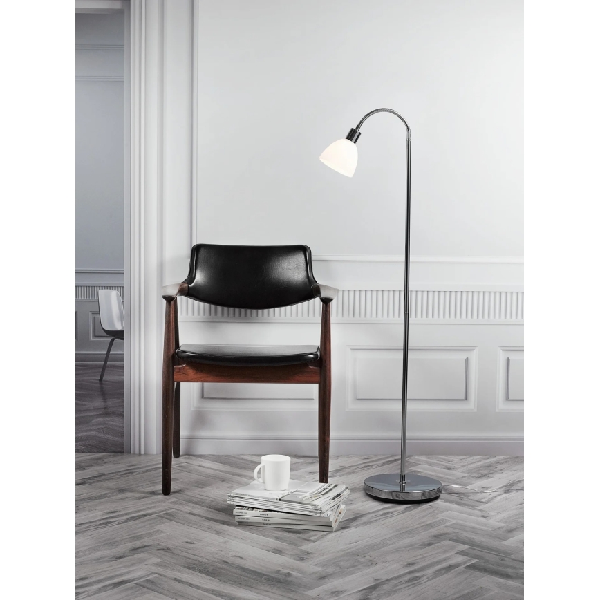 Nordlux - Stehleuchte RAY 1xE14/25W/230V glänzender Chrom