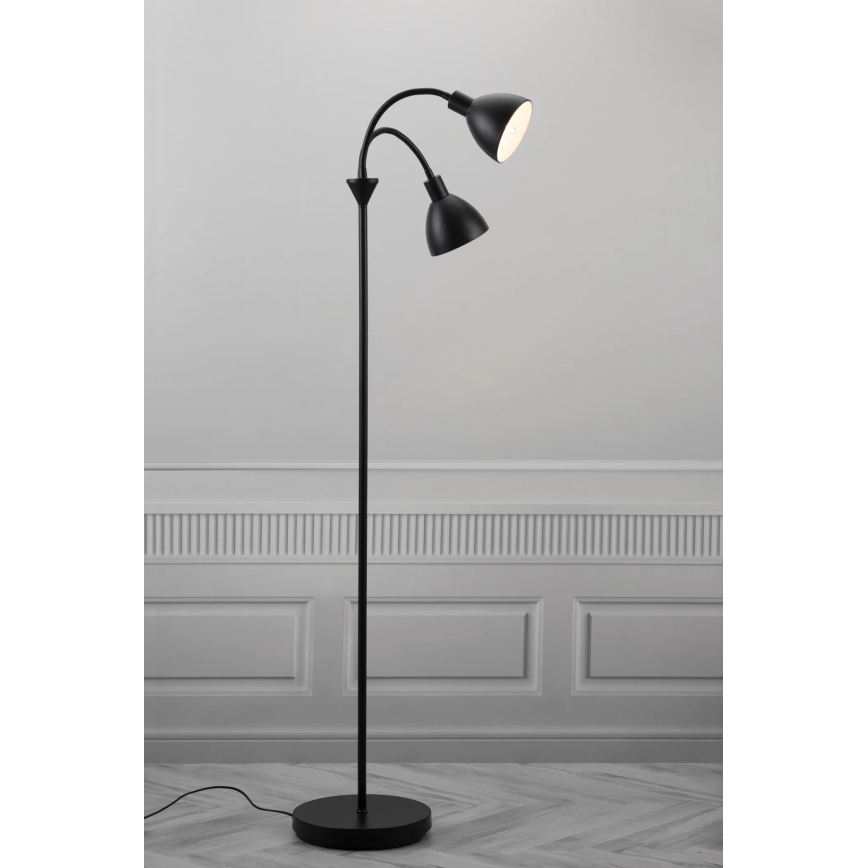 Nordlux - Stehleuchte RAY 2xE14/25W/230V schwarz