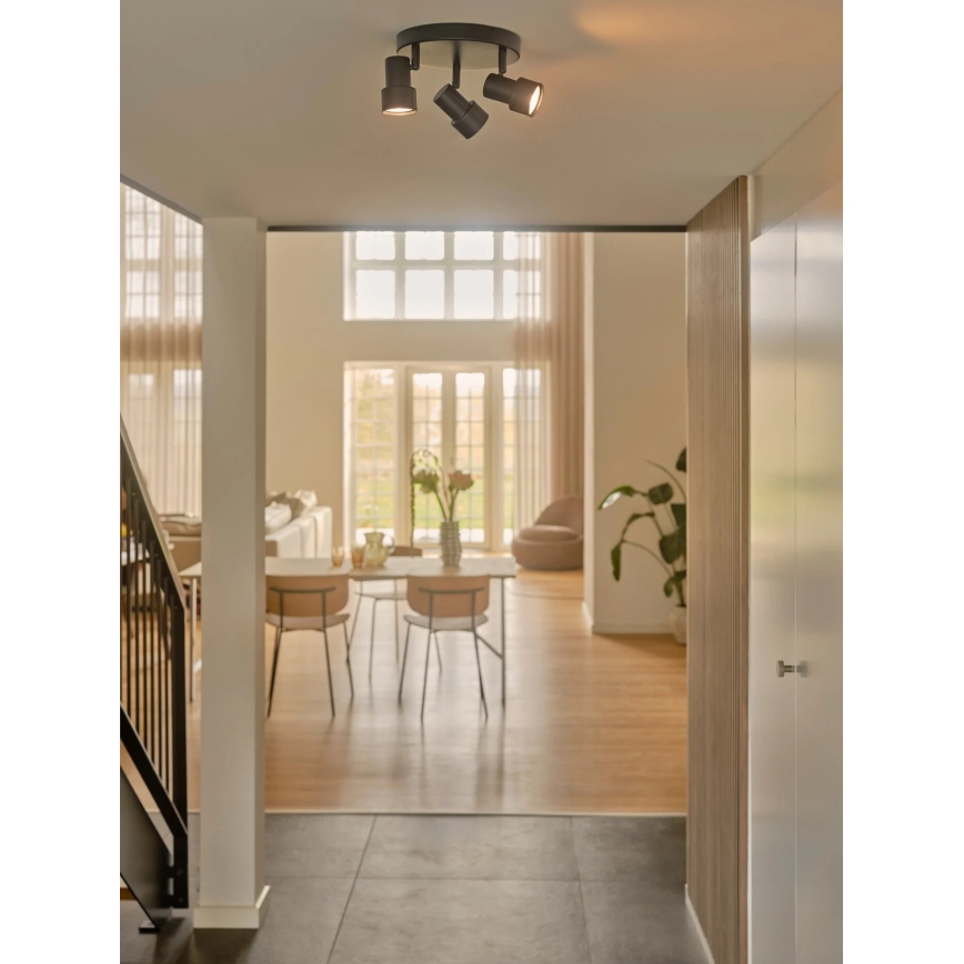 Nordlux - Strahler BOSTON 3xGU10/5W/230V schwarz