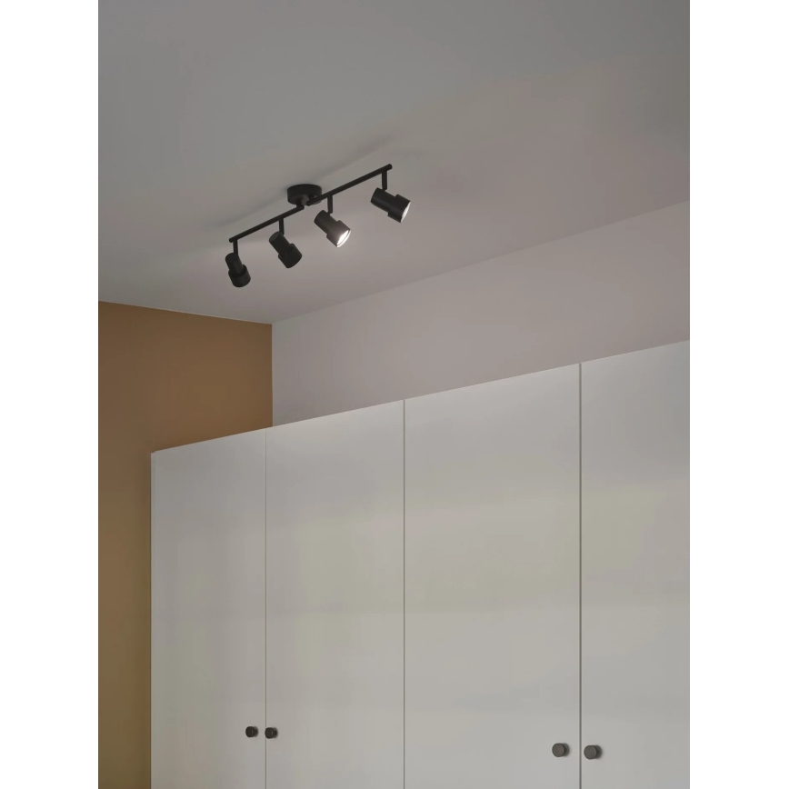Nordlux - Strahler BOSTON 4xGU10/5W/230V schwarz