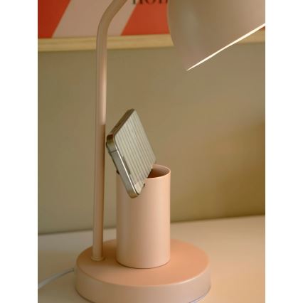 Nordlux - Tischlampe DEVONE 1xE27/15W/230V rosa