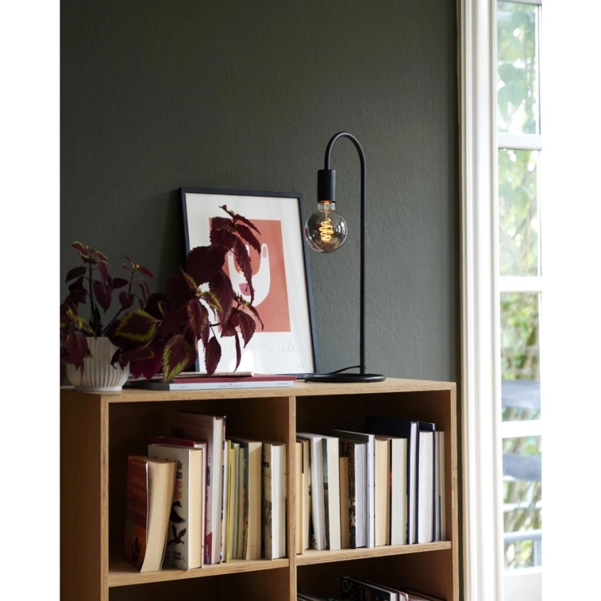 Nordlux - Tischlampe PACO 1xE27/25W/230V schwarz