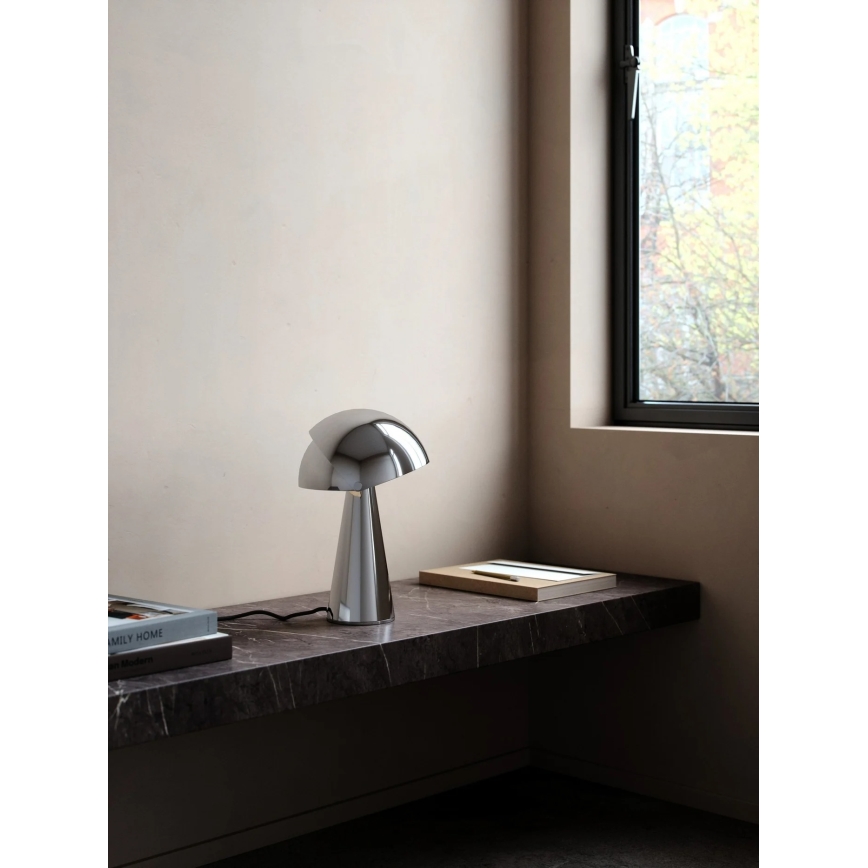 Nordlux - Tischleuchte ALIGN 1xE27/25W/230V glänzender Chrom