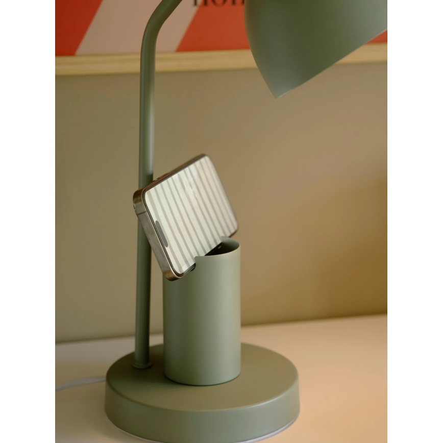 Nordlux - Tischleuchte DEVONE 1xE27/15W/230V grün