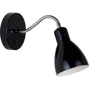 Nordlux - Wandleuchte CYCLONE 1xE14/15W/230V schwarz