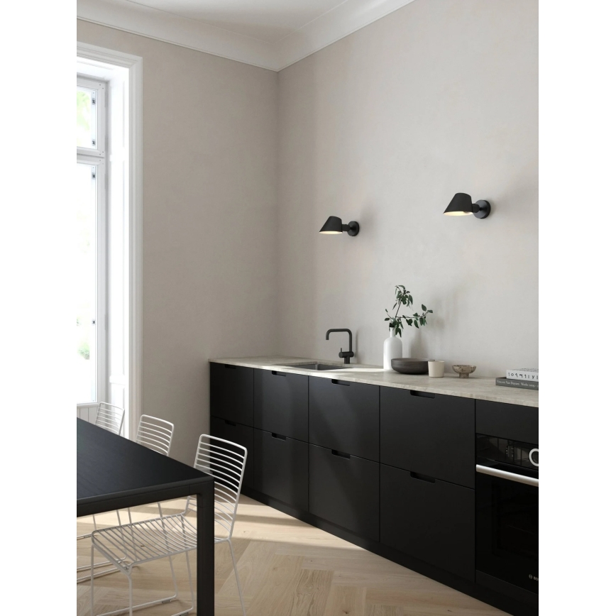 Nordlux - Wandleuchte STAY 1xE27/60W/230V schwarz