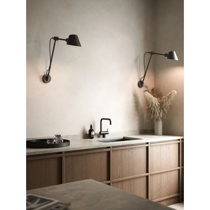 Nordlux - Wandleuchte STAY 1xE27/60W/230V schwarz
