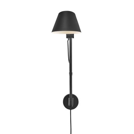 Nordlux - Wandleuchte STAY 1xE27/60W/230V schwarz