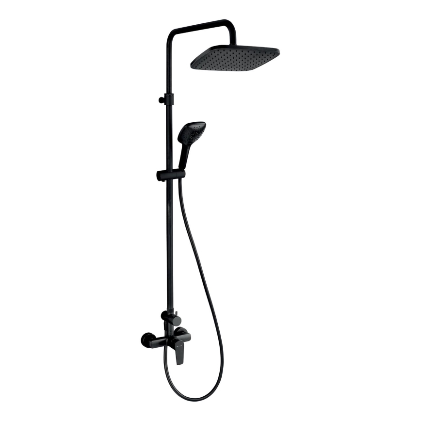 Novaservis - Dusch-Set mit Armatur METALIA ECO matt schwarz