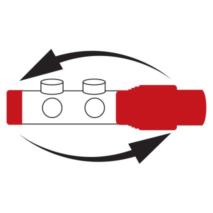 Novaservis - Eck-Set für Heizkörper mit Mittelanschluss, schwarz