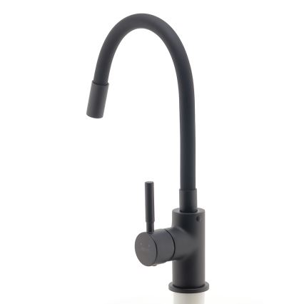 Novaservis - Wasserhahn (Armatur) mit flexiblem Arm matt schwarz