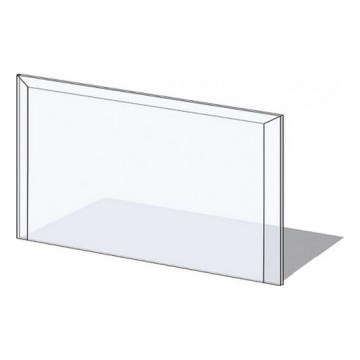Ofenplatte aus Glas 1000x550x6 mm, rechteckig